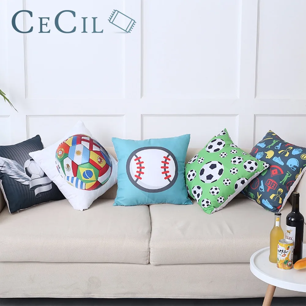 Чехол на подушку с изображением футбольного мяча Кубка мира 2018 чехол для дивана и