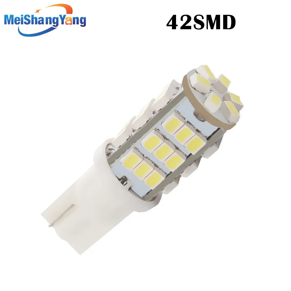 T10 42 SMD номерной знак белый 194 W5W Светодиодная Лампа 501 dash светодиодные