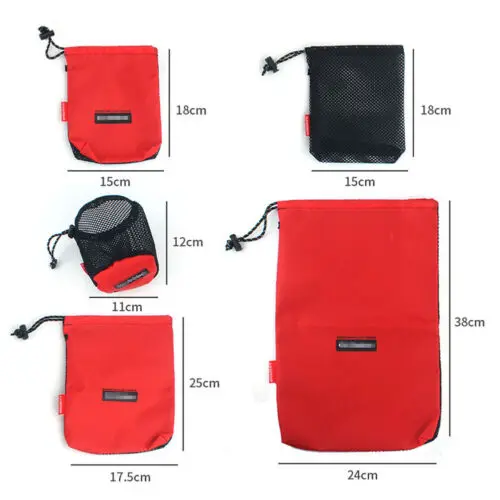 5pcs Outdoor Travel Camping Stuff Sack Drawstring Bag Storage | Багаж и сумки