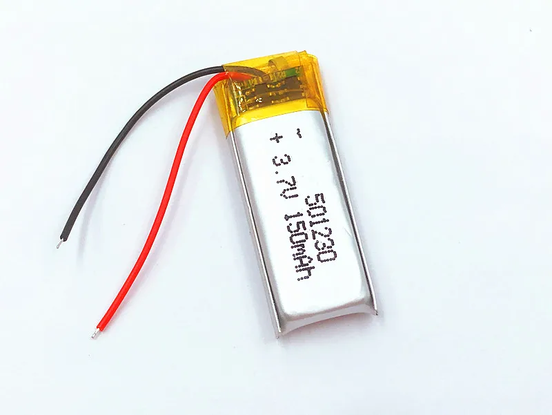 Литий полимерная аккумуляторная батарея 3 7 В 150 мА · ч 501230 Li Po для Mp3 GPS bluetooth