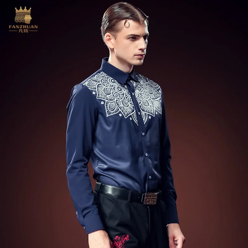 Fanzhuan Бесплатная доставка Новая мода повседневная мужская Тонкая с длинным