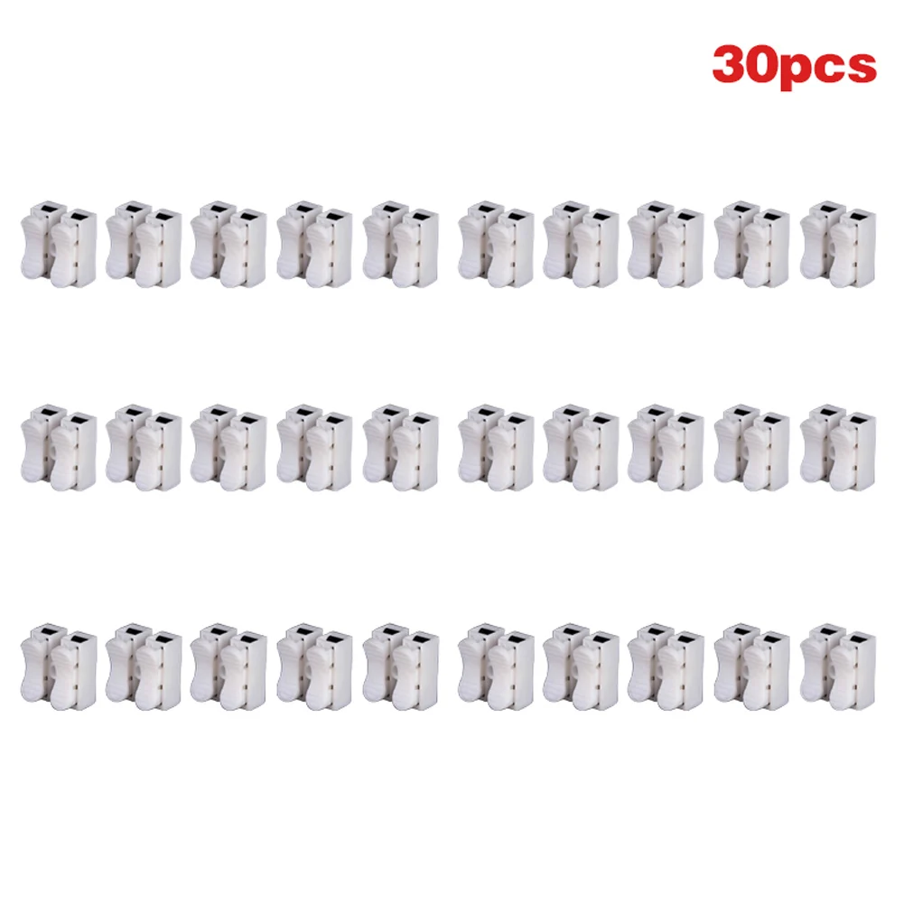 30pcs 22/10/30/50 шт в наборе, быстрый зажим для обжимная Клемма Замена провод разъем для 0,5-3,5 провода WWO66 - Цвет: 30pcs