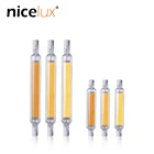 4 шт., светодиодные лампы R7S 78 мм, 118 мм, 4,5 В переменного тока