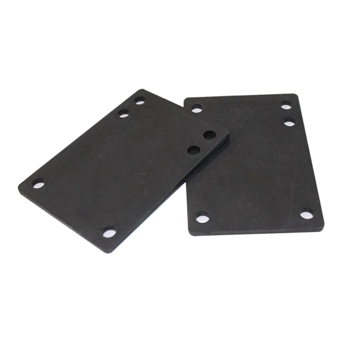 Black Резиновый Скейтборд Riser Pad 1/8 3 мм упаковка из 2 - Цвет: Black