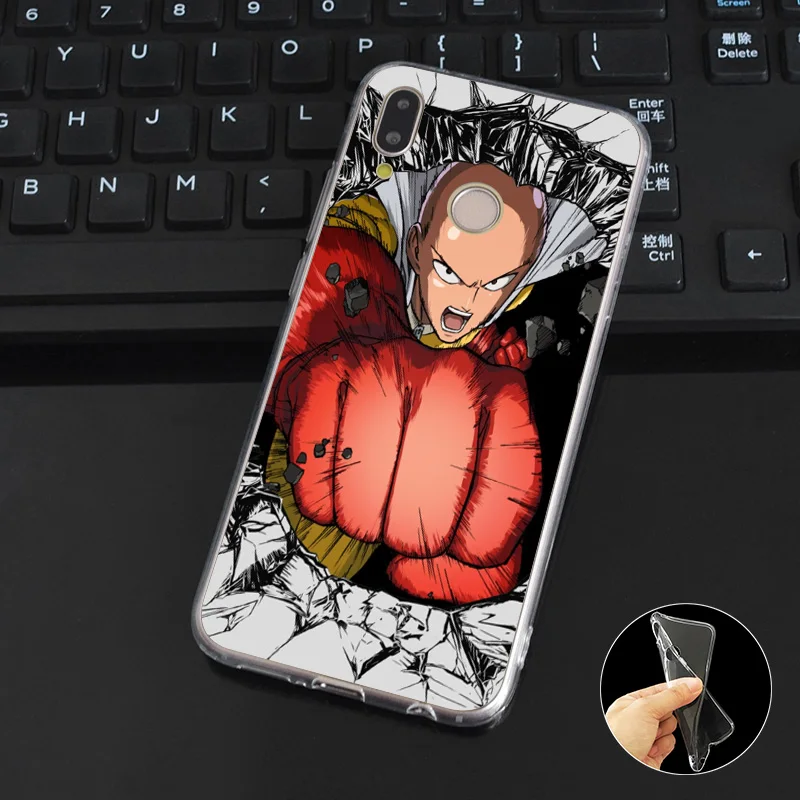 DREAMFOX N163 One Punch Man Мягкий ТПУ силиконовый чехол для Huawei Honor 6a 6C 7X9 10 P20 P30 Lite Pro P Smart |