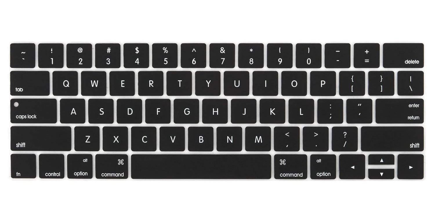 Силиконовая клавиатура защитный чехол для MacBook Pro с сенсорной панелью 13 дюймов