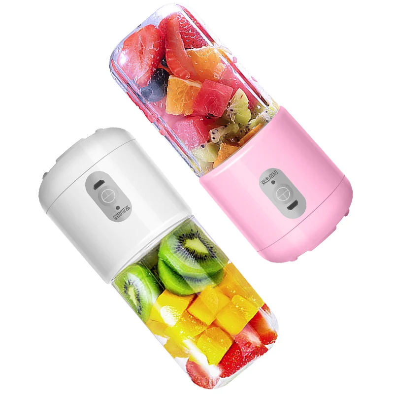 Портативная электрическая соковыжималка usb 4 лезвия 3D Соковыжималка Блендер