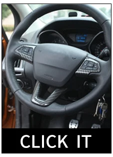 Three styles of ABS Air Conditioning Vent Sequins Air Conditioner Vents Sticker for Ford Focus 3 4 2012 2013