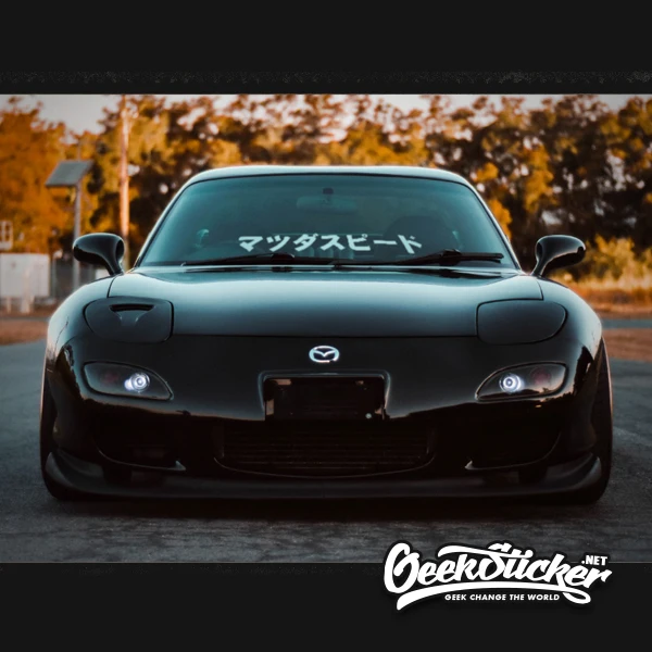 Mazdaspeed японский виниловые наклейки в виде Фотообоев c переводными картинками для