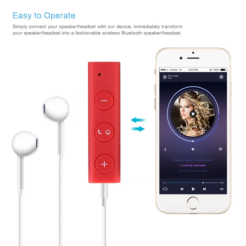 Bluetooth наушники Aux аудио приемник для IPhone Android беспроводные наушники приемник Bluetooth наушники беспроводные Bluetooth 3,5 мм