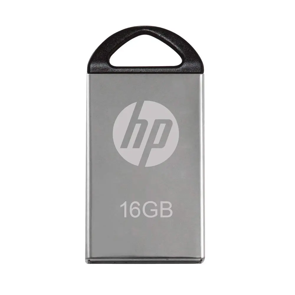 hp 16 ГБ 32 ГБ флеш-диск USB 2,0 металлический флеш-накопитель V221W Mini Cle USB диск на ключ Студенческая ручка-накопитель с пользовательским Логотипом USB