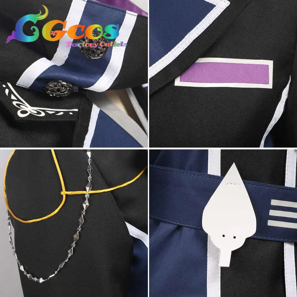 CGCOS костюм для косплея Ikemenkakumei лука Униформа игры аниме Хэллоуин Рождество