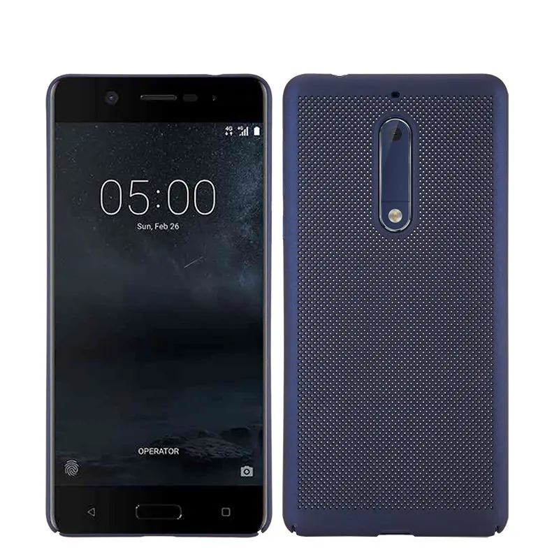 Snzvok Новый чехол для телефона хороший теплоотвод Nokia 3 5 6 8 сплошной цвет Жесткий ПК