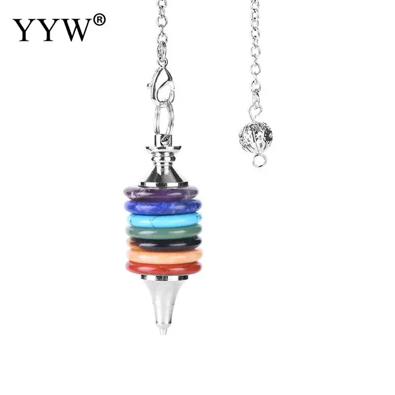 Подвеска в виде цветных подвесок 2019 натуральный камень подвеска колес жизни