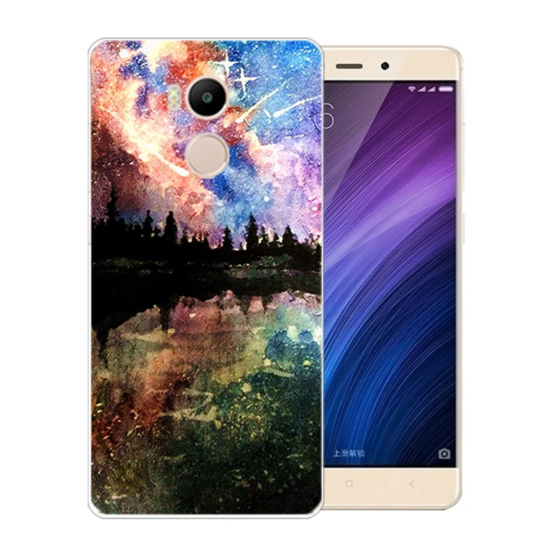 Luxury Matte for Xiaomi Redmi 4 Prime TPU Soft Mobile Phone Cases Silicone Pro Starry Sky Pattern Crystal Back Cover |