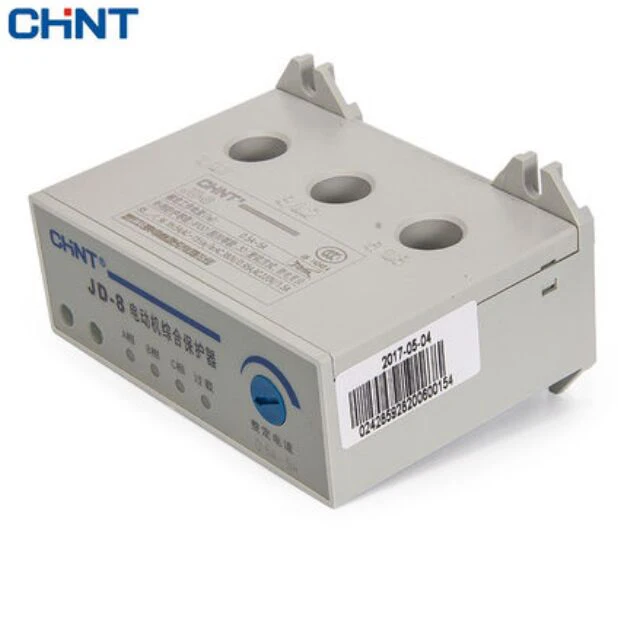 

Original CHNT Motor Integrated Protection 380V JD-8 160-400A 80-200A 380V220V Overload Lass/Loss of Phase relay CHINT