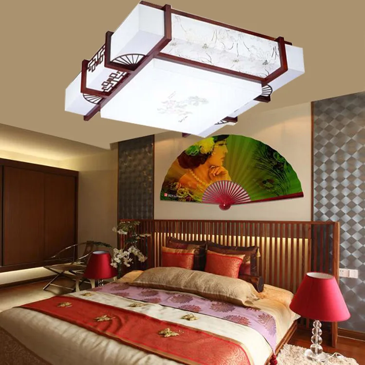 Aromatic sheepskin Ceiling modern Chinese restaurant bedroom living room lamp 7021 | Лампы и освещение