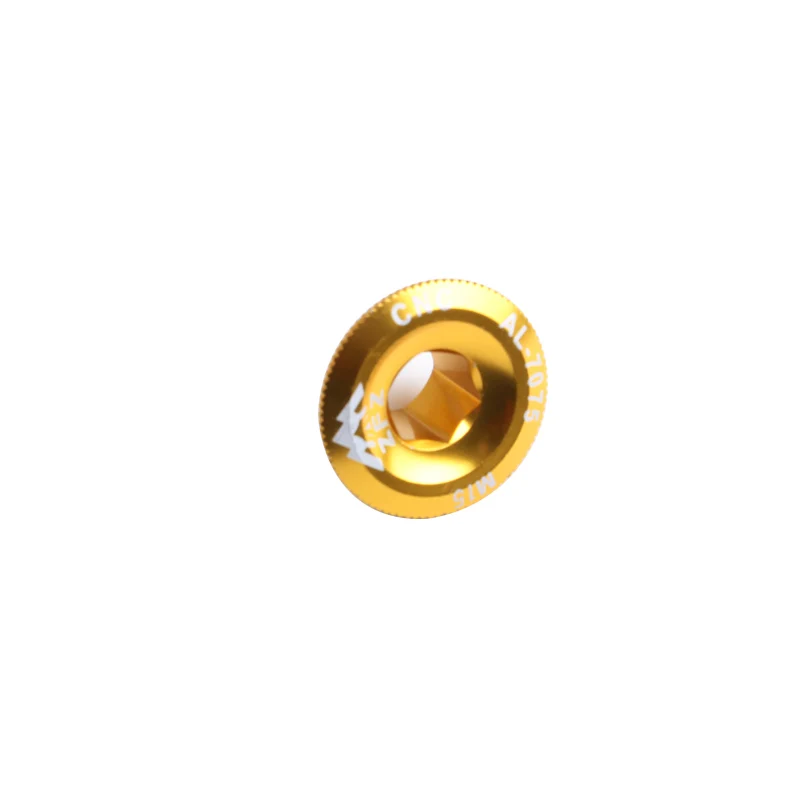 M15 Gold 3 шт. винт Кепки M15/M18 система для MTB крышка шатуна Алюминий bmxроуд велосипедный фитинг 10 видов цветов - Цвет: M15 Gold