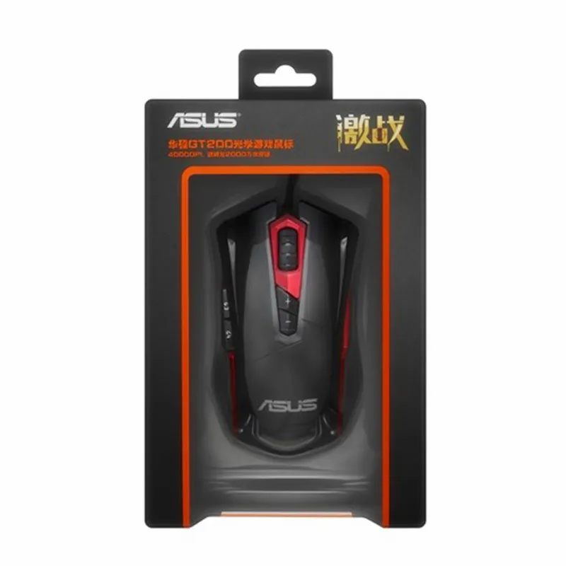 Игровая мышь ASUS GT200 Laser 4000DPI проводная USB оптическая эргономичная мышь|Комплекты