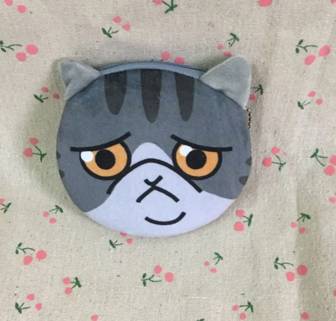 Kawaii мульти дизайн-кошка плюшевая Сумочка для монет, новая кошка плюшевая Сумочка для монет, брелок маленький 10 см Портмоне кошелек Чехол