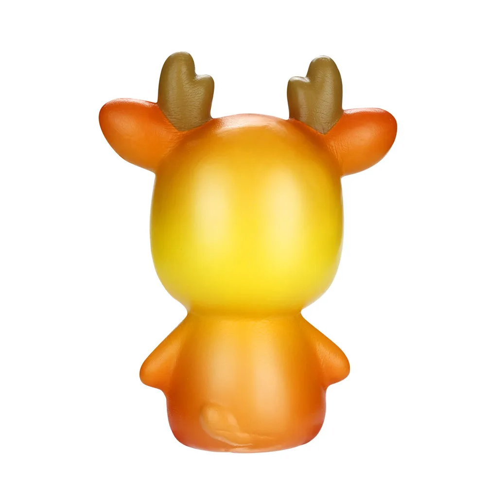 Squishies Kawaii с рисунком рождественского оленя медленно поднимающийся крем ароматизированное средство для снятия стресса игрушки медленно нарастающее при сжатии игрушки CollectionZ04