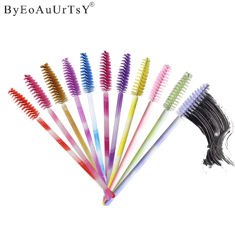 500pcs Cosmetics Eyelash Comb Brush Set Kit Disposable Eyebrow Makeup Mascara Wands Extension Tools | Красота и здоровье - Фото №1