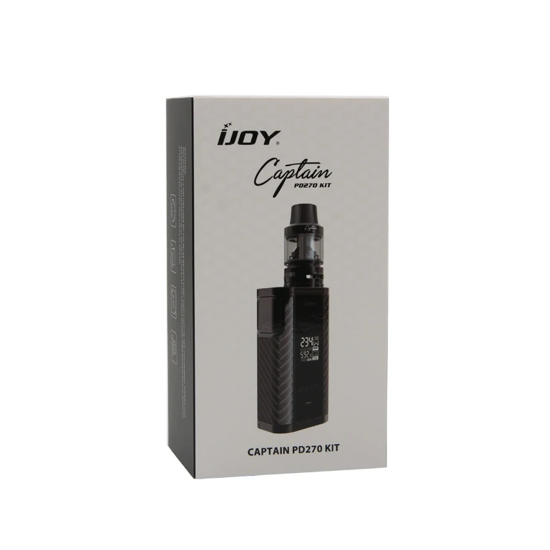 Оригинальный комплект IJOY Captain PD270 с 20700 батареей 234 Вт бокс мод 2 мл S Subohm Tank