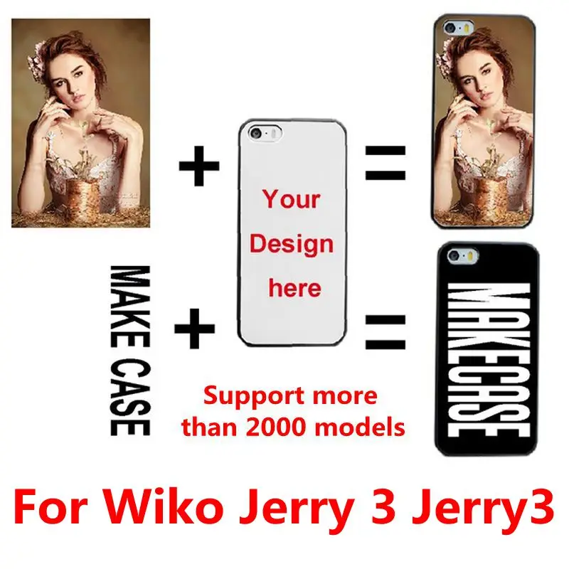 Чехол для Wiko Jerry 3 Jerry3 персонализированный с принтом на заказ|Бамперы| |