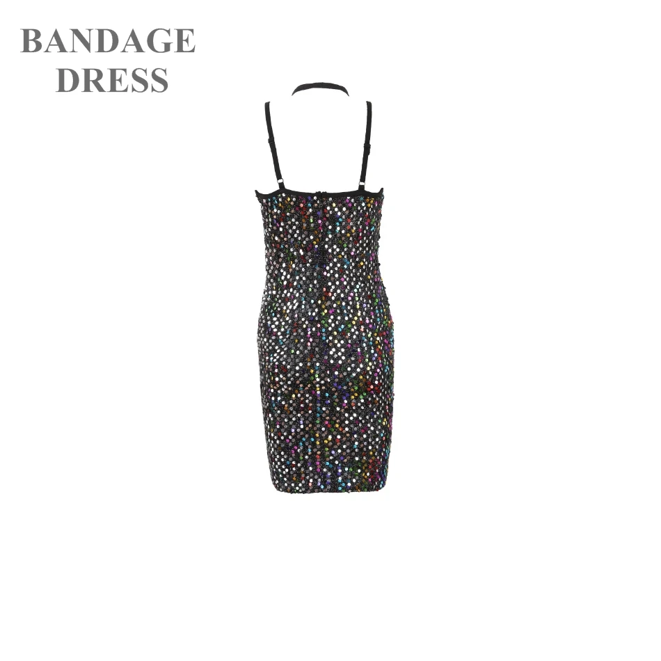 2017 новые летние платье партии женщин знаменитости Спагетти ремень v-образным