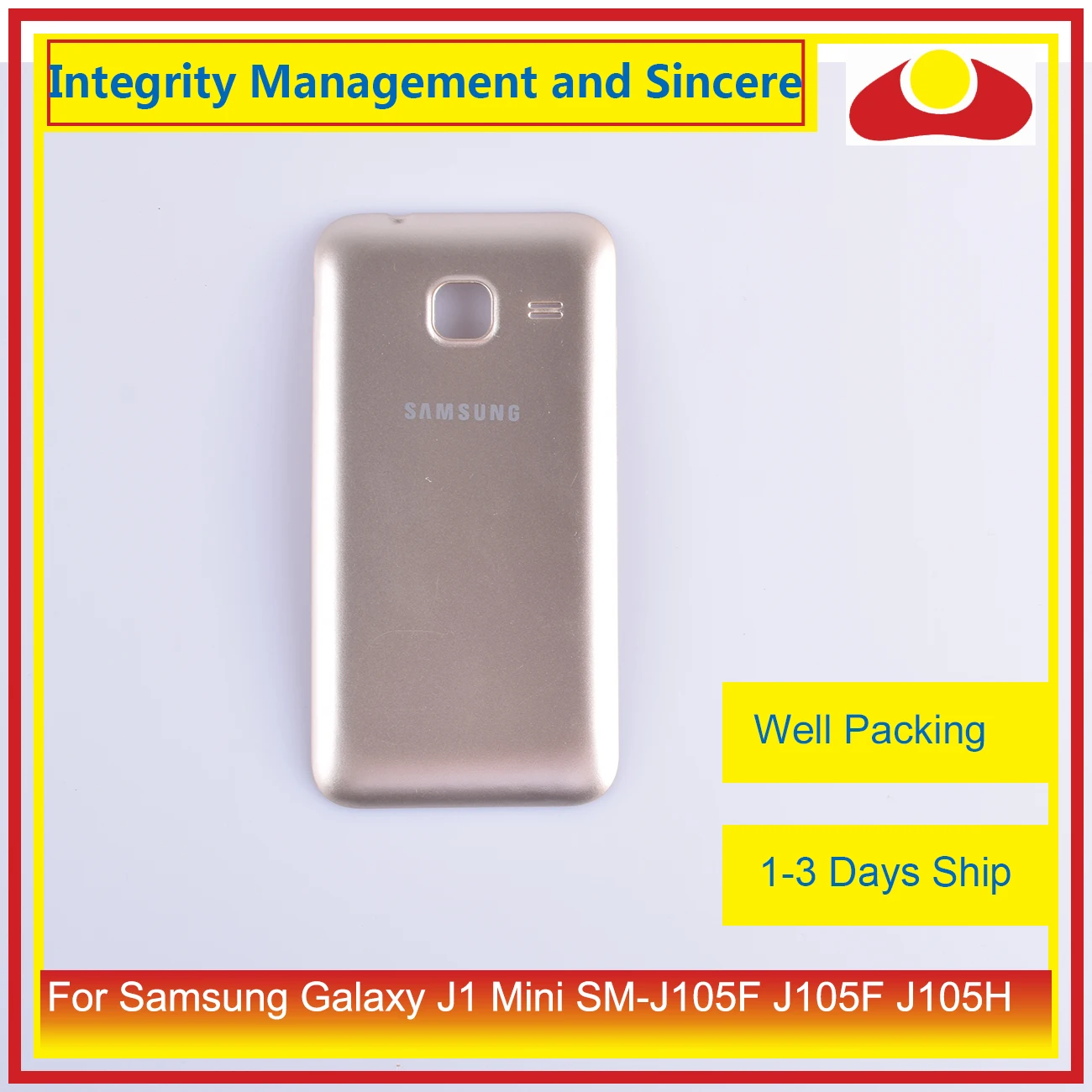 10 шт./лот для samsung Galaxy J1 Mini SM-J105F J105F J105H J105 корпус батарейного отсека задняя крышка чехол Корпус Шасси