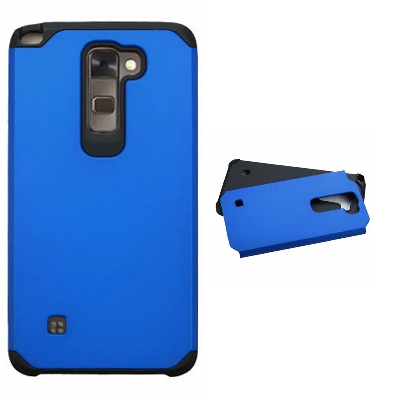 (10 ШТ./ЛОТ) Для LG Stylus 2 Case тонкий Гибридный Двухслойный Ударопрочный Броня Резина