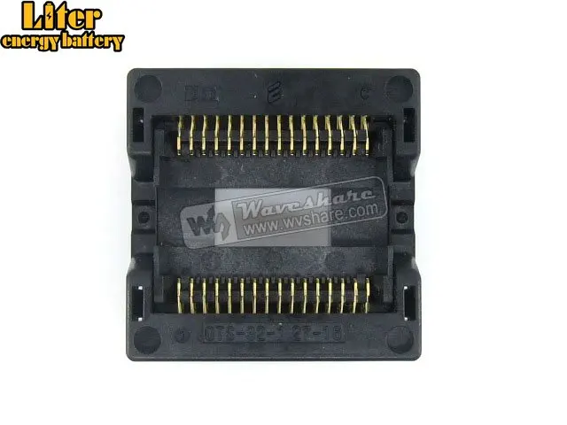 SOP32 SO32 SOIC32 Φ Enplas IC Test Burn-In Socket программируемый адаптер 11 25 мм ширина 1 27 шаг |