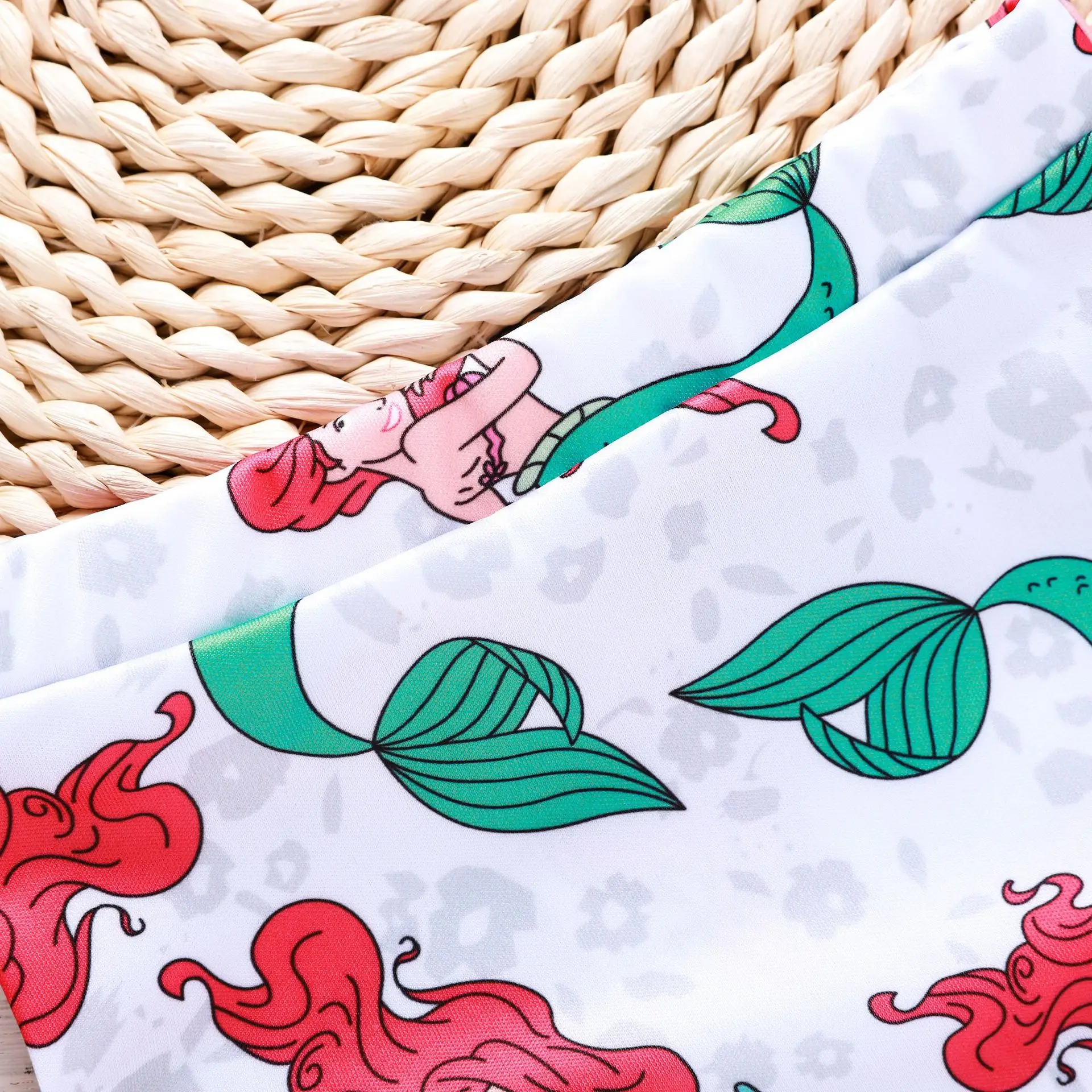 Шорты для маленьких девочек хлопковые шорты с принтом русалки одежда принцессы