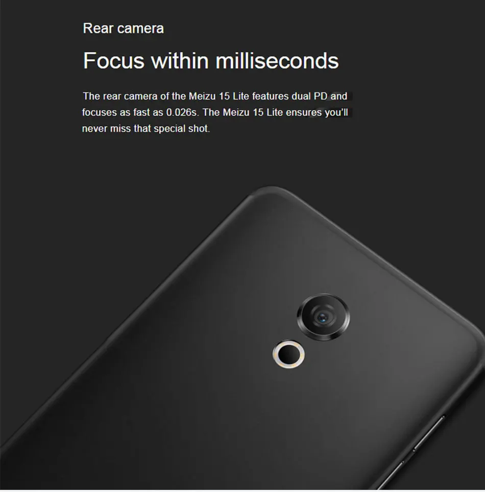 Meizu M15 4G LTE мобильный телефон 5,4" 4 ГБ ОЗУ 64 Гб ПЗУ Snapdragon 626 МП фронтальная камера отпечаток пальца 15 lite смартфон