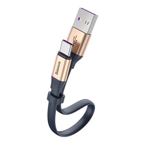 gold Baseus 0,23 м 40 Вт USB зарядка флэш C 5A Тип Быстрая зарядка кабель для huawei совместимый 2A Быстрая зарядка для USB-C телефон - Цвет: gold