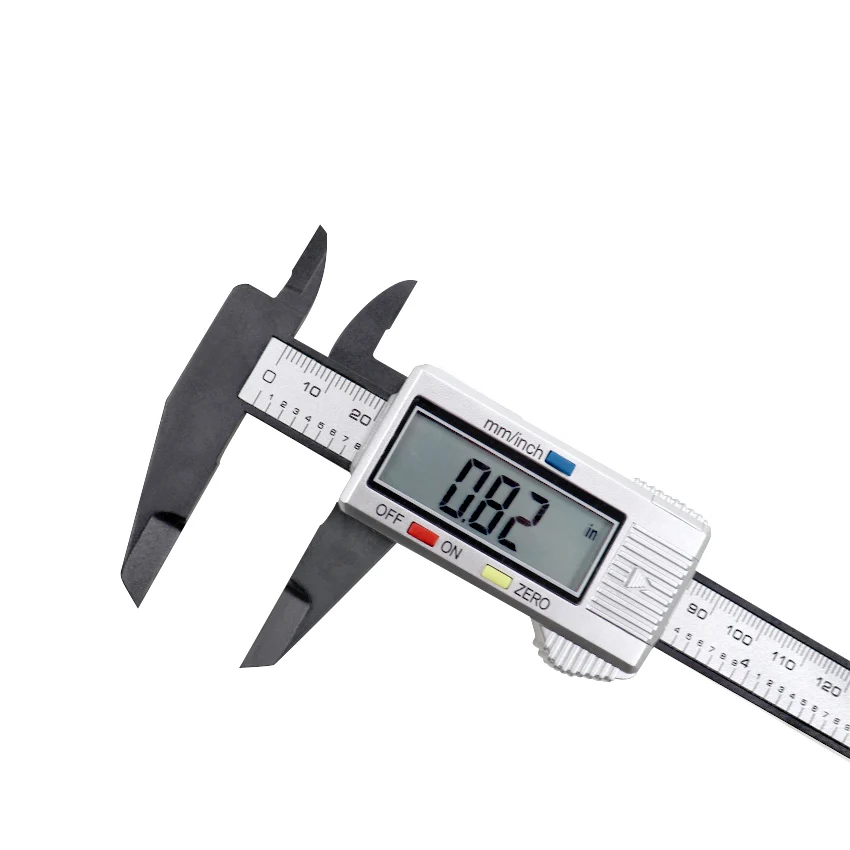 New Arrival High Precision LCD Display Vernier Caliper 6" 150mm PA66 Strength Plastic Digital Calipers 0.1mm Accuracy | Инструменты