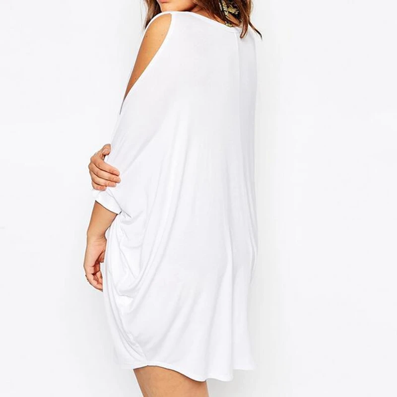 2016 лето глубоким v-образным вырезом сексуальный мини-бич платье полурукав