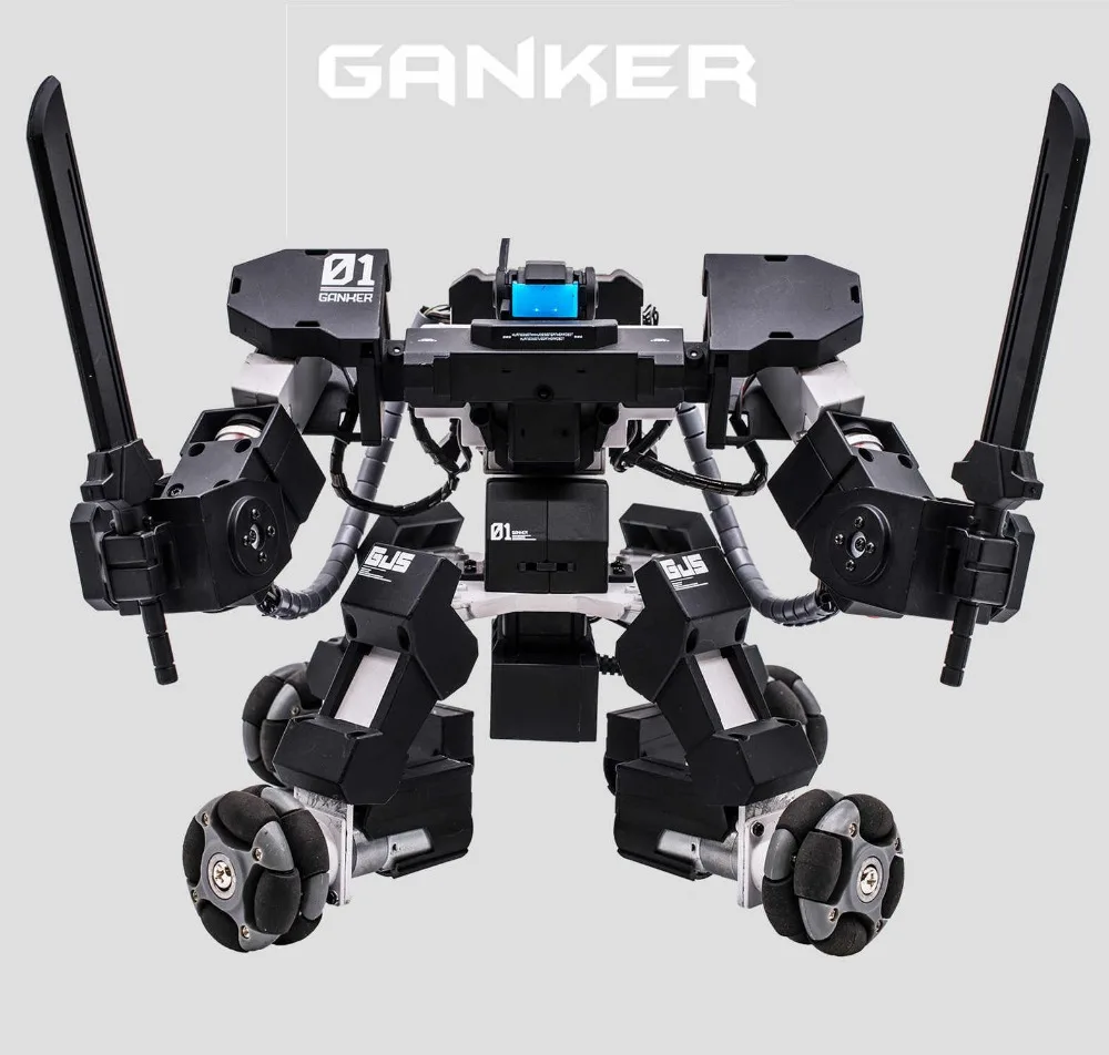 DIY Ganker Интеллектуальный Электрический робот с дистанционным управлением боевой