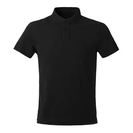 new black xxl Xiaomi Mijia Весна и лето моющаяся удобная и дышащая сухая Повседневная Молодежная мужская хлопковая рубашка поло с отворотом Мужская футболка Топы - Цвет: new black xxl