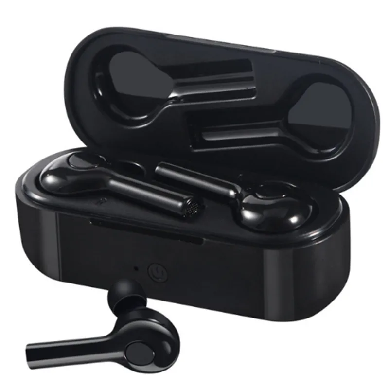 TW08 TWS Bluetooth 5,0 наушники мини беспроводные наушники гарнитура HIFI Звук супер бас для телефона - Цвет: TW08 Black