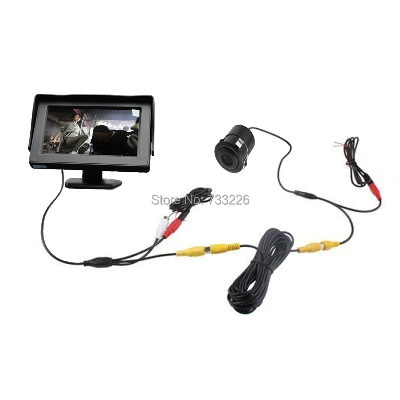 2016 HD видео Авто парковочный монитор LED Ночное Видение заднего вида CCD