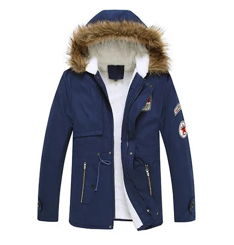 

Winter Men Jacket 2018 Brand Casual Men'S Hooded Cotton Mens Jackets And Coats Thick Parka Men Outwear 4XL
