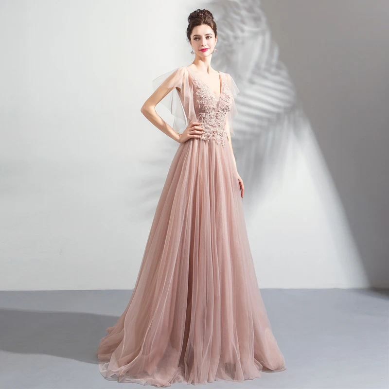 Распродажа сексуальное вечернее платье с v образным вырезом роскошное кружевное