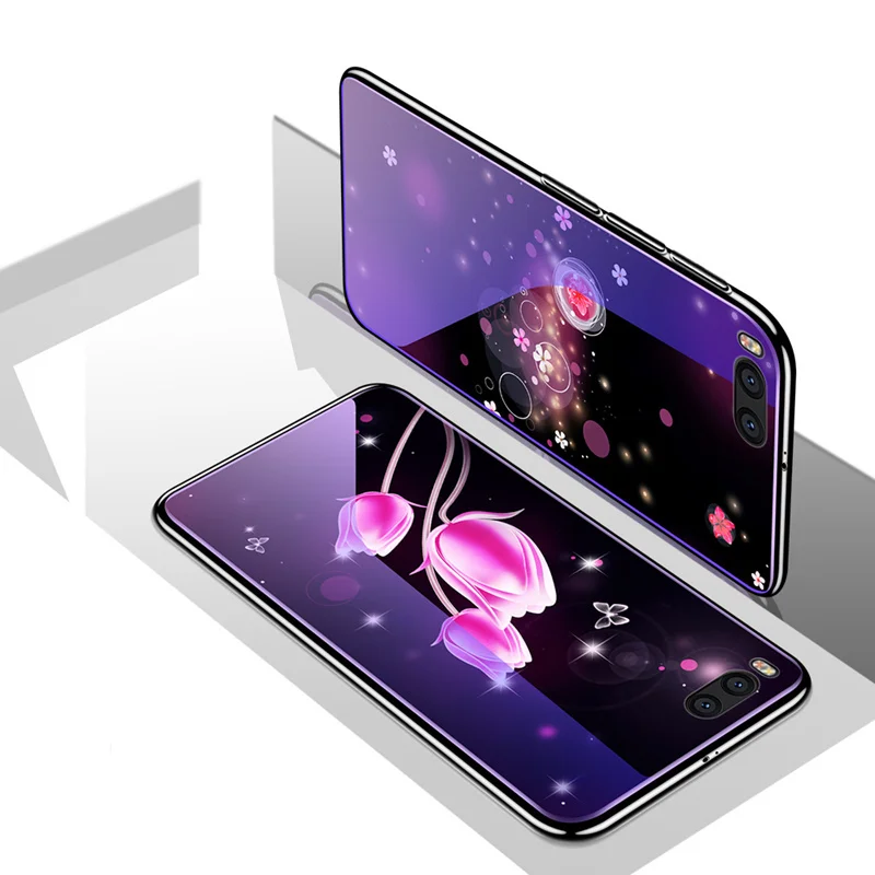 YSW чехол из закаленного стекла для Xiaomi mi 8 SE mi8 Lite покрытие синего света роскошный
