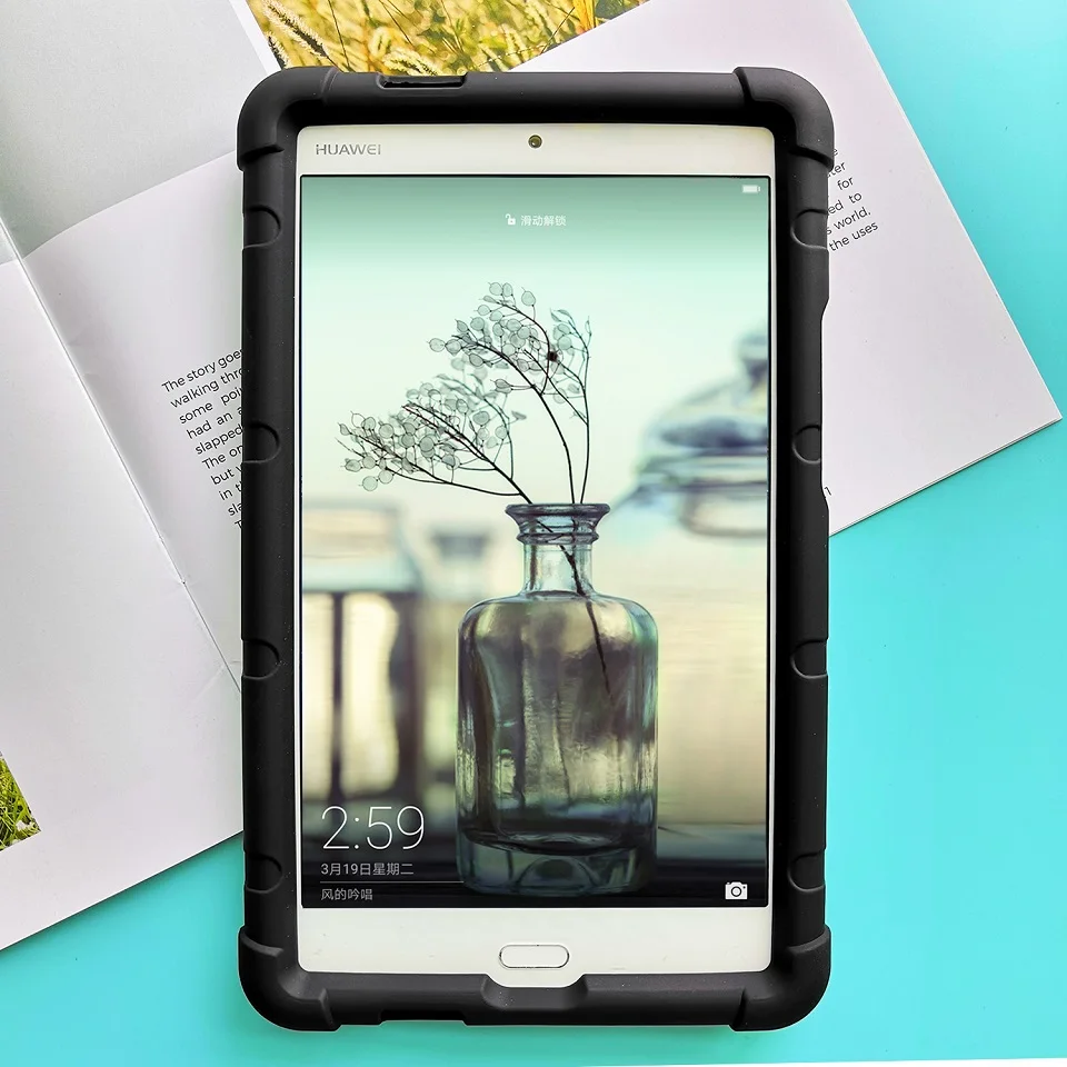 MingShore силиконовый мягкий чехол для huawei Mediapad M3 Lite 8,0 противоударный Прочный чехол для модели CPN-W09 CPN-L09 чехол для планшета