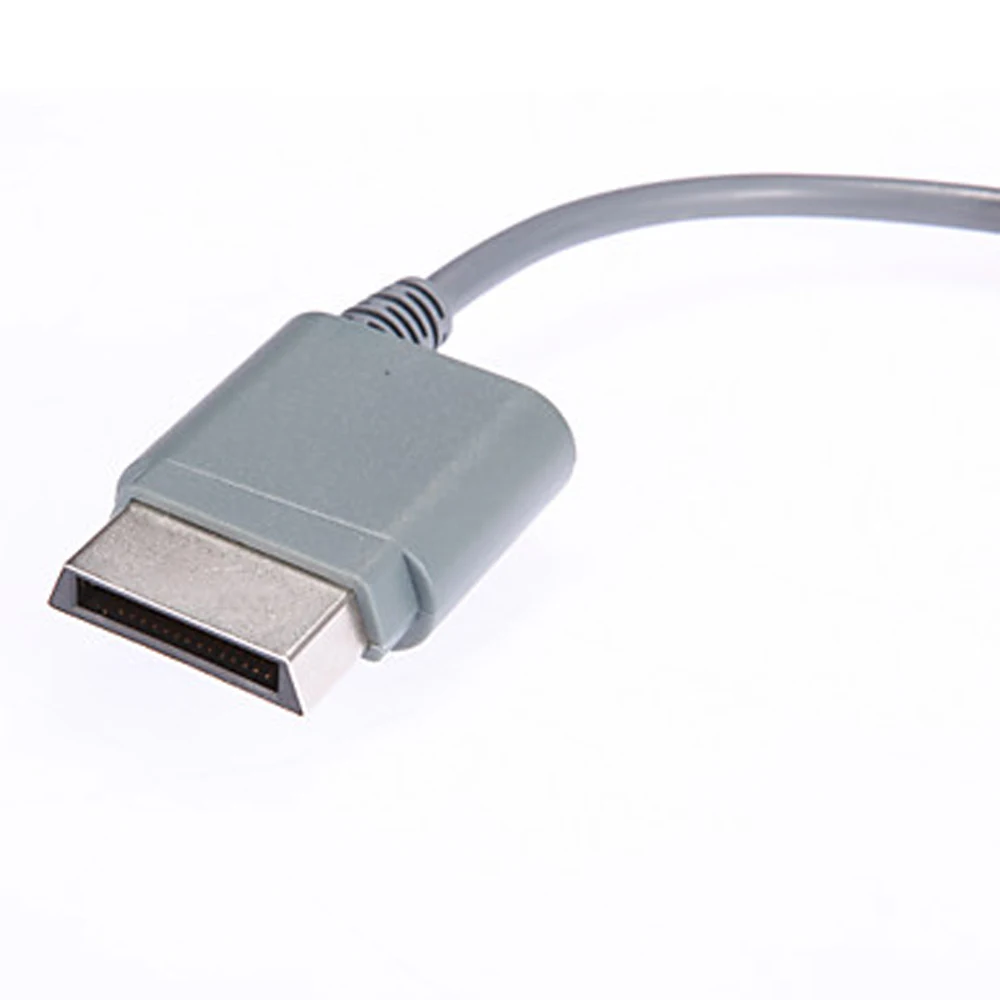 100 шт. золотистый оптический аудиоадаптер RCA для xbox 360 все версии адаптера HD AV