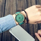 Часы мужские кварцевые, с кожаным ремешком, с имитацией джинсов