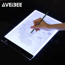 Светодиодный светильник ed доска для рисования A4 светильник Pad планшет для рисования трассировка Pad книга набросков модных костюмов чистый холст для Краски ing акварель акрил Краски