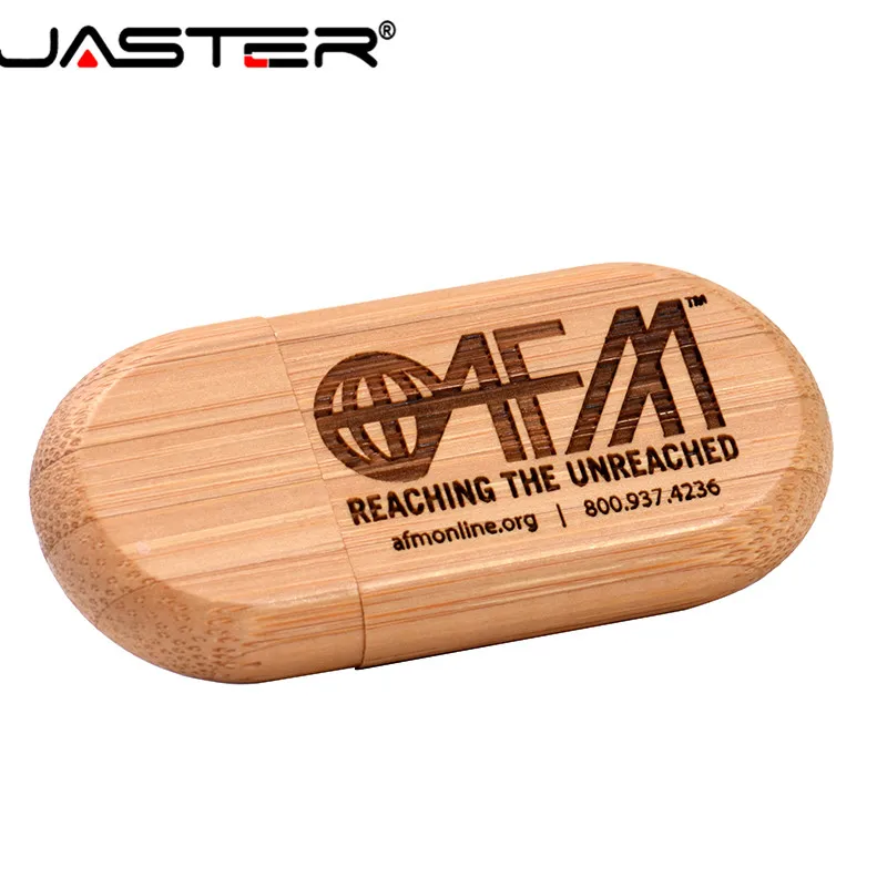 JASTER (Бесплатный Пользовательский логотип) Флешка из кленового дерева 4 ГБ 8 16 32
