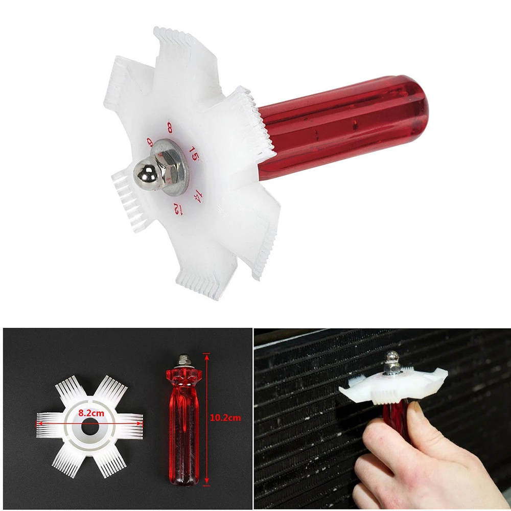 

Radiator Comb Evaporator Air-conditioning Tools Auto Car Plastic A/C Condenser Fin Straightener Rake Cleaner Installation Parts